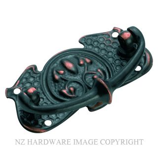 TRADCO 3397 AC CABINET HANDLE SB 66 X 35MM ANTIQUE COPPER