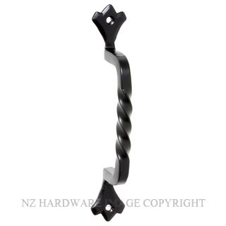 TRADCO 3062 MB PULL HANDLE WROUGHT IRON 145MM MATT BLACK