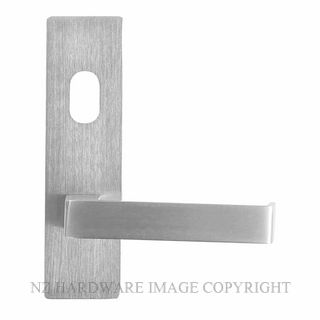 MILES NELSON WIDE PLATE 87 LEVER SATIN CHROME