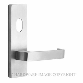 MILES NELSON WIDE PLATE 87 LEVER SATIN CHROME
