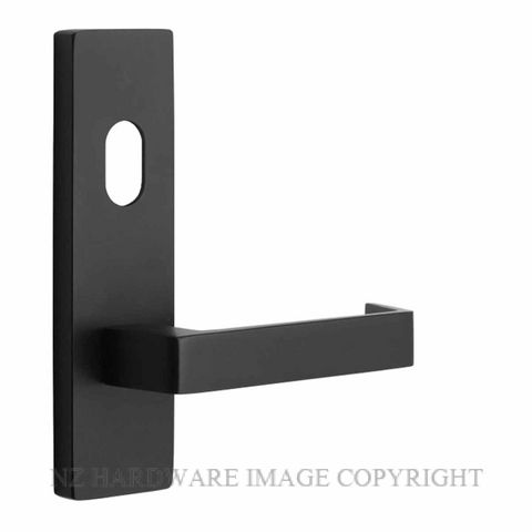 MILES NELSON WIDE PLATE 87 LEVER MATT BLACK