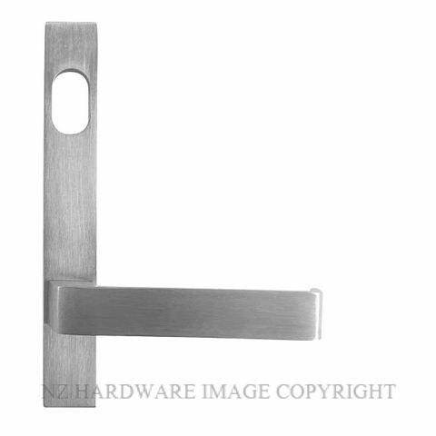 MILES NELSON NARROW PLATE 87 LEVER SATIN CHROME