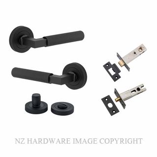 IVER 0353KPRIV60 BRUNSWICK ROUND ROSE PRIVACY KITSET MATT BLACK