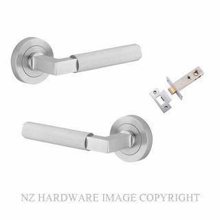 IVER 0355KPASS60 BRUNSWICK ROUND ROSE PASSAGE KITSET BRUSHED CHROME