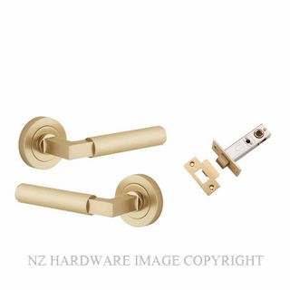 IVER 16261KPASS60 BRUNSWICK ROUND ROSE PASSAGE KITSET BRUSHED GOLD PVD