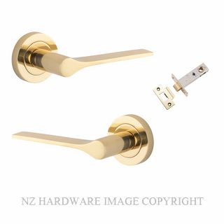 IVER 0360KPASS60 COMO ROUND ROSE PASSAGE KITSET POLISHED BRASS