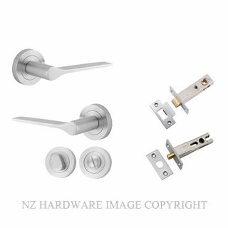 IVER 0365KPRIV60 COMO ROUND ROSE PRIVACY KITSET BRUSHED CHROME