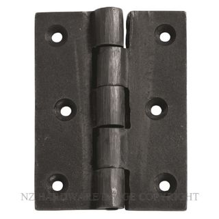 TRADCO 1240 HINGE CAST IRON 89 X 65MM MATT BLACK