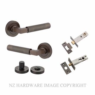IVER 0351KPRIV60 BRUNSWICK ROUND ROSE PRIVACY KITSET SIGNATURE BRASS