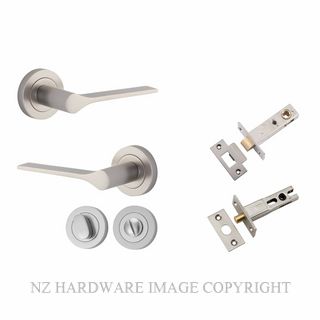 IVER 0369KPRIV60 COMO ROUND ROSE PRIVACY KITSET SATIN NICKEL