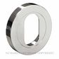 LEGGE 6008 OVAL CYLINDER ESCUTCHEON CHROME PLATE