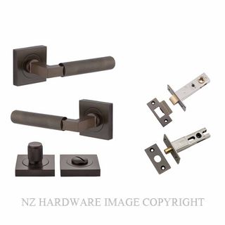IVER 0421KPRIV60 BRUNSWICK SQUARE ROSE PRIVACY KITSET SIGNATURE BRASS