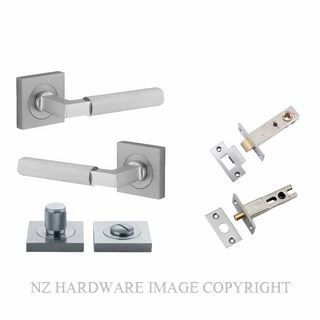 IVER 0425KPRIV60 BRUNSWICK SQUARE ROSE PRIVACY KITSET BRUSHED CHROME