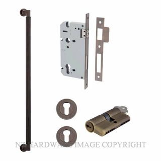 IVER 0471KENTR60KK BRUNSWICK PULL HANDLE LOCK KIT DOUBLE KEYED SIGNATURE BRASS