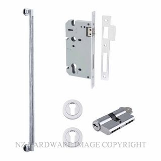 IVER 0474KENTR60KK BRUNSWICK PULL HANDLE LOCK KIT DOUBLE KEYED CHROME PLATE