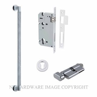 IVER 9434KENTR60KT BRUNSWICK PULL HANDLE LOCK KIT KEY & TURN CHROME PLATE
