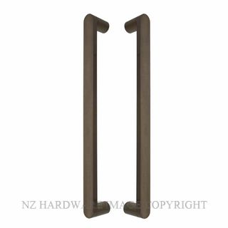 POA WINDSOR 8336 AB KEPLER PULL HANDLE PAIR 400MM OA ANTIQUE BRONZE