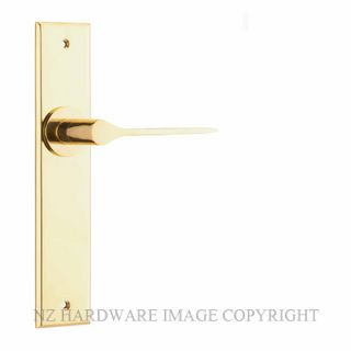 IVER 10258 COMO CHAMFERED PLATE POLISHED BRASS