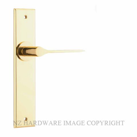 IVER 10258 COMO CHAMFERED PLATE POLISHED BRASS
