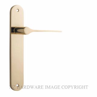 IVER 10270 COMO OVAL PLATE POLISHED BRASS