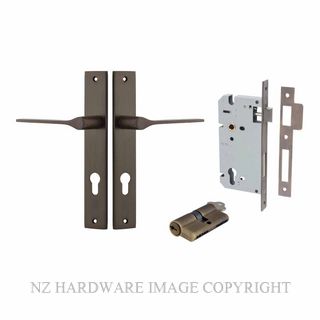 IVER 10754KENTR60KK COMO RECTANGULAR KEY-KEY ENTRANCE LOCK KITSET SIGNATURE BRASS
