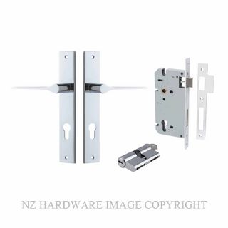 IVER 11754KENTR60KK COMO RECTANGULAR KEY-KEY ENTRANCE LOCK KITSET CHROME PLATE