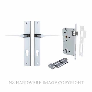 IVER 11754KENTR60KT COMO RECTANGULAR KEY-TURN ENTRANCE LOCK KITSET CHROME PLATE