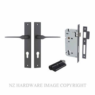 IVER 12754KENTR60KK COMO RECTANGULAR KEY-KEY ENTRANCE LOCK KITSET MATT BLACK