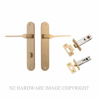 IVER 15270KPRIV60 COMO OVAL PRIVACY KITSET BRUSHED BRASS