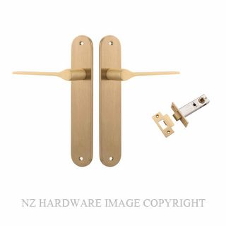 IVER 15270KPASS60 COMO OVAL PASSAGE KITSET BRUSHED BRASS