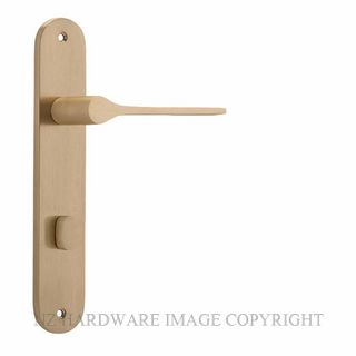 IVER 15270P85 COMO OVAL PRIVACY FURNITURE BRUSHED BRASS