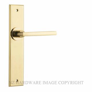 IVER 10282 BALTIMORE CHAMFERED PASSAGE FURNITURE POLISHED BRASS