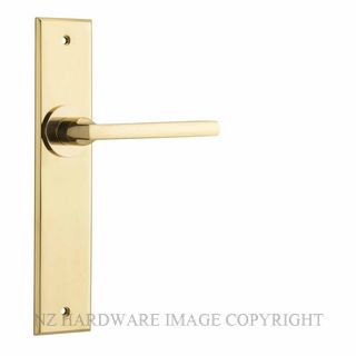 IVER 10282 BALTIMORE CHAMFERED PLATE POLISHED BRASS