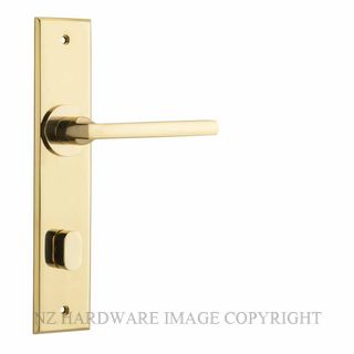 IVER 10282P85 BALTIMORE CHAMFERED PRIVACY FURNITURE POLISHED BRASS