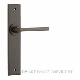 IVER 10782 BALTIMORE CHAMFERED PASSAGE FURNITURE SIGNATURE BRASS