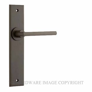 IVER 10782 BALTIMORE CHAMFERED PASSAGE FURNITURE SIGNATURE BRASS
