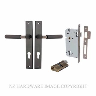 IVER 10752KENTR60KK BRUNSWICK RECTANGULAR KEY-KEY ENTRANCE LOCK KITSET SIGNATURE BRASS