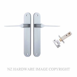 IVER 12270KPASS60 COMO OVAL PASSAGE KITSET BRUSHED CHROME