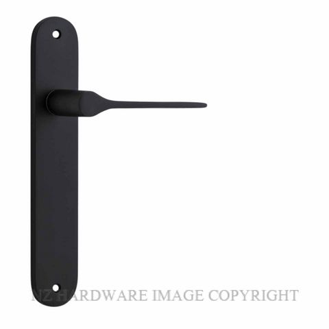 IVER 12770 COMO OVAL PLATE MATT BLACK