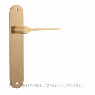 IVER 15270 COMO OVAL PLATE BRUSHED BRASS