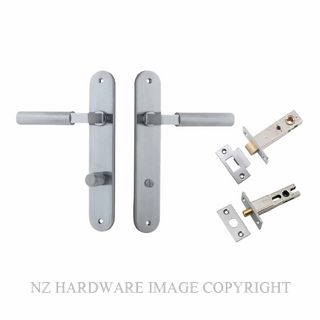 IVER 12268KPRIV60 BRUNSWICK OVAL PRIVACY KITSET BRUSHED CHROME