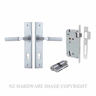 IVER 12296KENTR60KK BRUNSWICK CHAMFERED KEY-KEY ENTRANCE LOCK KITSET BRUSHED CHROME