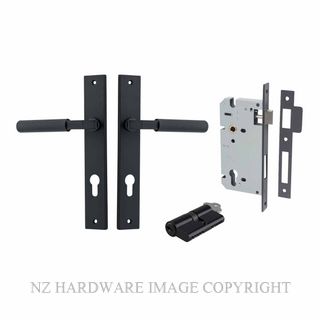 IVER 12752KENTR60KK BRUNSWICK RECTANGULAR KEY-KEY ENTRANCE LOCK KITSET MATT BLACK