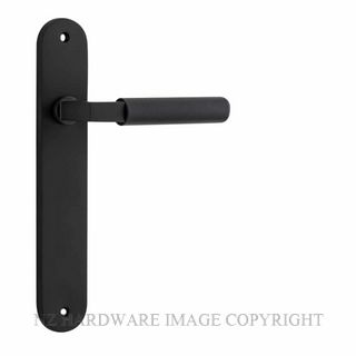 IVER 12768 BRUNSWICK OVAL PLATE MATT BLACK