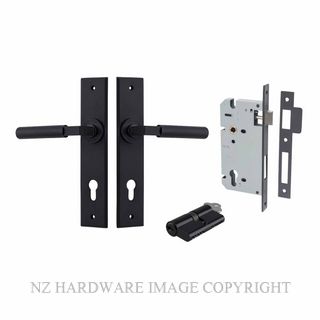 IVER 12796KENTR60KK BRUNSWICK CHAMFERED KEY-KEY ENTRANCE LOCK KITSET MATT BLACK