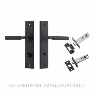 IVER 12796KPRIV60 BRUNSWICK CHAMFERED PRIVACY KITSET MATT BLACK