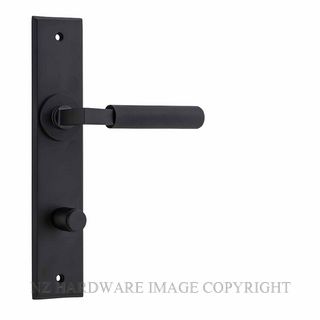 IVER 12796P85 BRUNSWICK CHAMFERED PRIVACY FURNITURE MATT BLACK