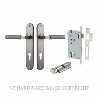 IVER 14768KENTR60KT BRUNSWICK OVAL KEY-TURN ENTRANCE LOCK KITSET SATIN NICKEL