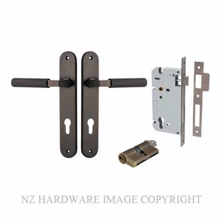 IVER 10768KENTR60KK BRUNSWICK OVAL KEY-KEY ENTRANCE LOCK KITSET SIGNATURE BRASS