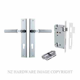 IVER 11752KENTR60KK BRUNSWICK RECTANGULAR KEY-KEY ENTRANCE LOCK KITSET CHROME PLATE